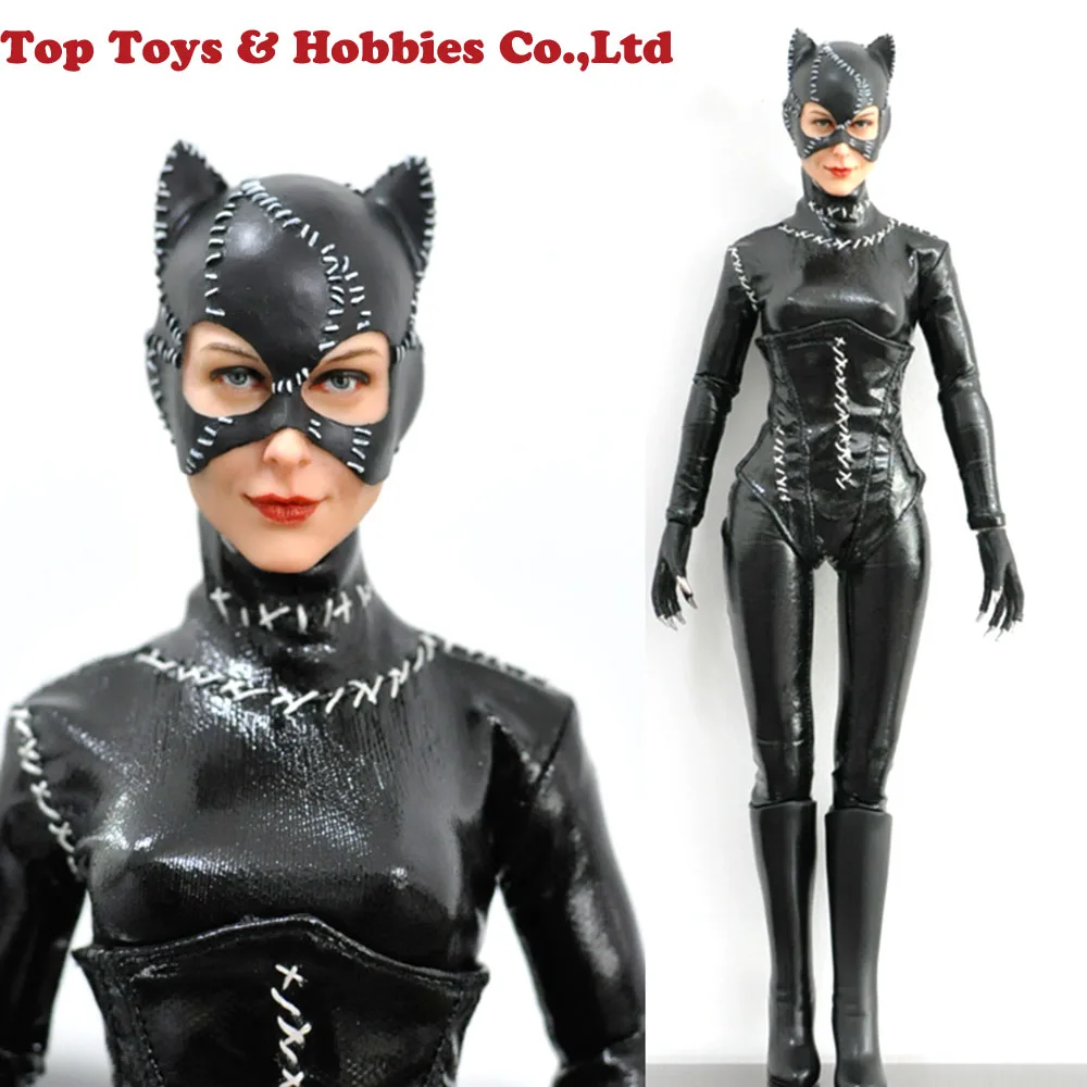 Полный комплект KUMIK 1/6 K300 3 Cat Женская фигурка игрушка 12 дюймов черный костюм