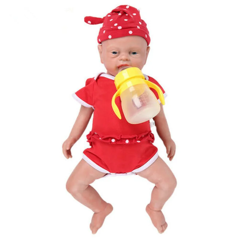 

Realistic Girl Child Gift 18-inch Silicone Reborn Baby Doll To Accompany Your Child To Play With