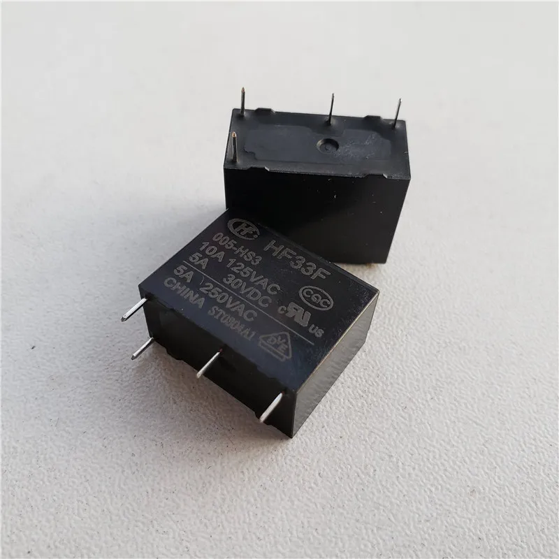 12 шт. HF реле HF33F-005-HS3 HF33F-012-HS3 250В 5А 30В Реле 4-контактное 5 В/12В/24В РЕЛЕ | Обустройство