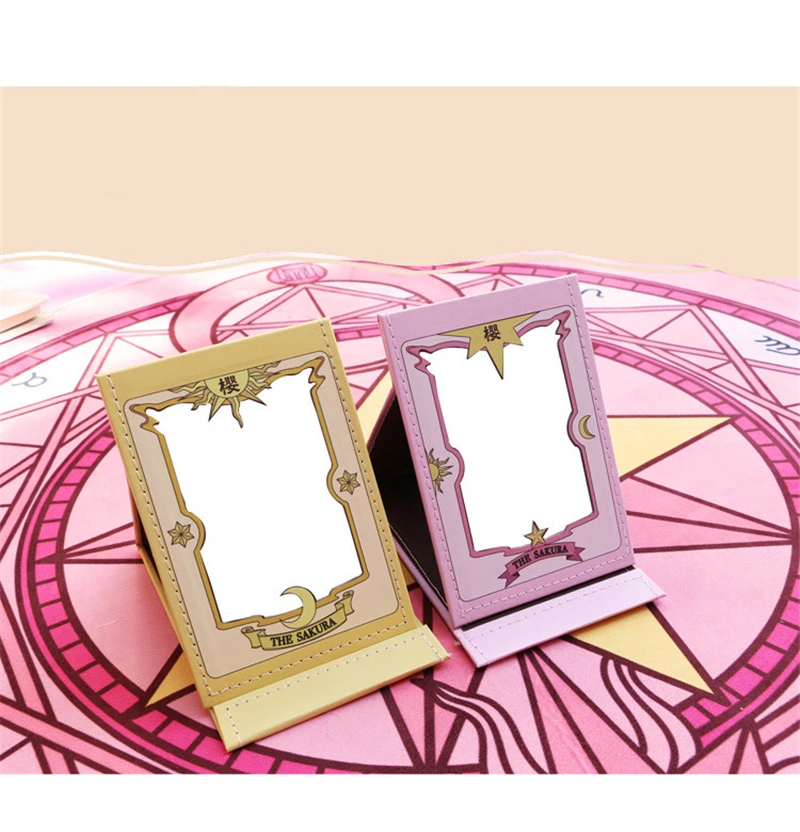 

Card Captor Cosplay Makeup Mirror Mirror Kuro Anime Magic Circle Folding Mirror Anime Adult Ms Makeup Mirror Christmas Gift