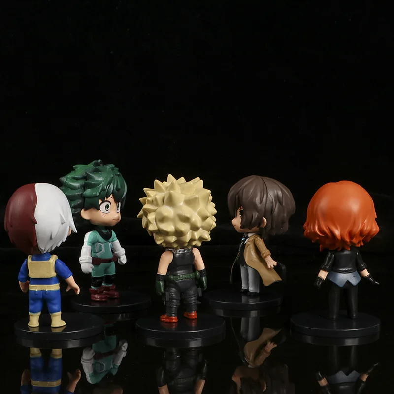 

10cm Anime My Hero Academia Figure PVC Age of Heroes Figurine Deku Action Collectible Model Decorations Doll Toys For Children