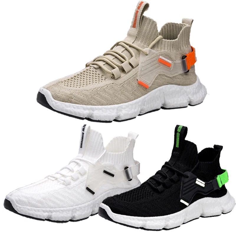 

Non-Slip Unisex Light Breathable Running Shoes Wear-resistant Lace-Up Sport Shoes Male Outdoor Anti-Slip Trekking Sports Shoes