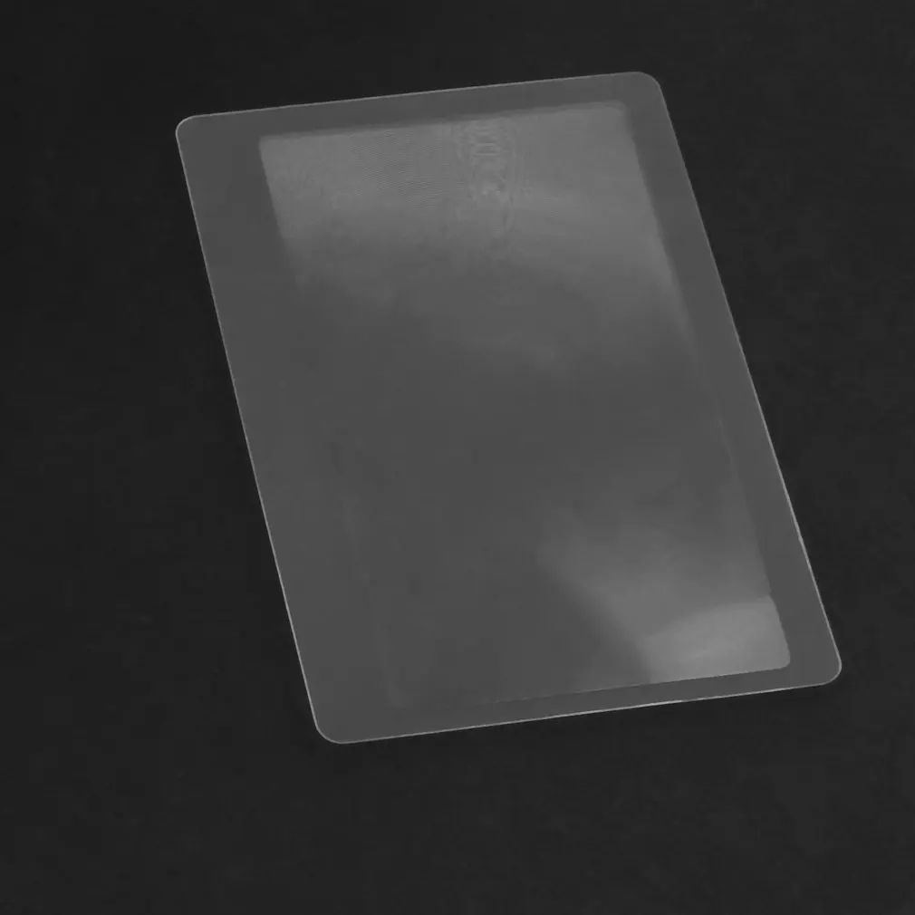 2 шт. карманная Кредитная карта Размер Лупа 3x увеличительная линза Френеля для