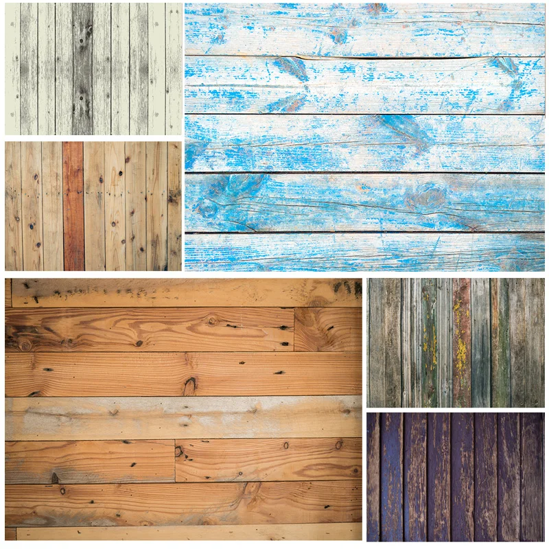 

Vinyl Retro Wooden Floor Children Baby Portrait Photography Backdrops For Photo Studio Background Props 21417 JTW-05