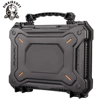 waterproof tactical gun pistol camera protective case safety case with foam padded dustproof airsoft hard shell pistol box