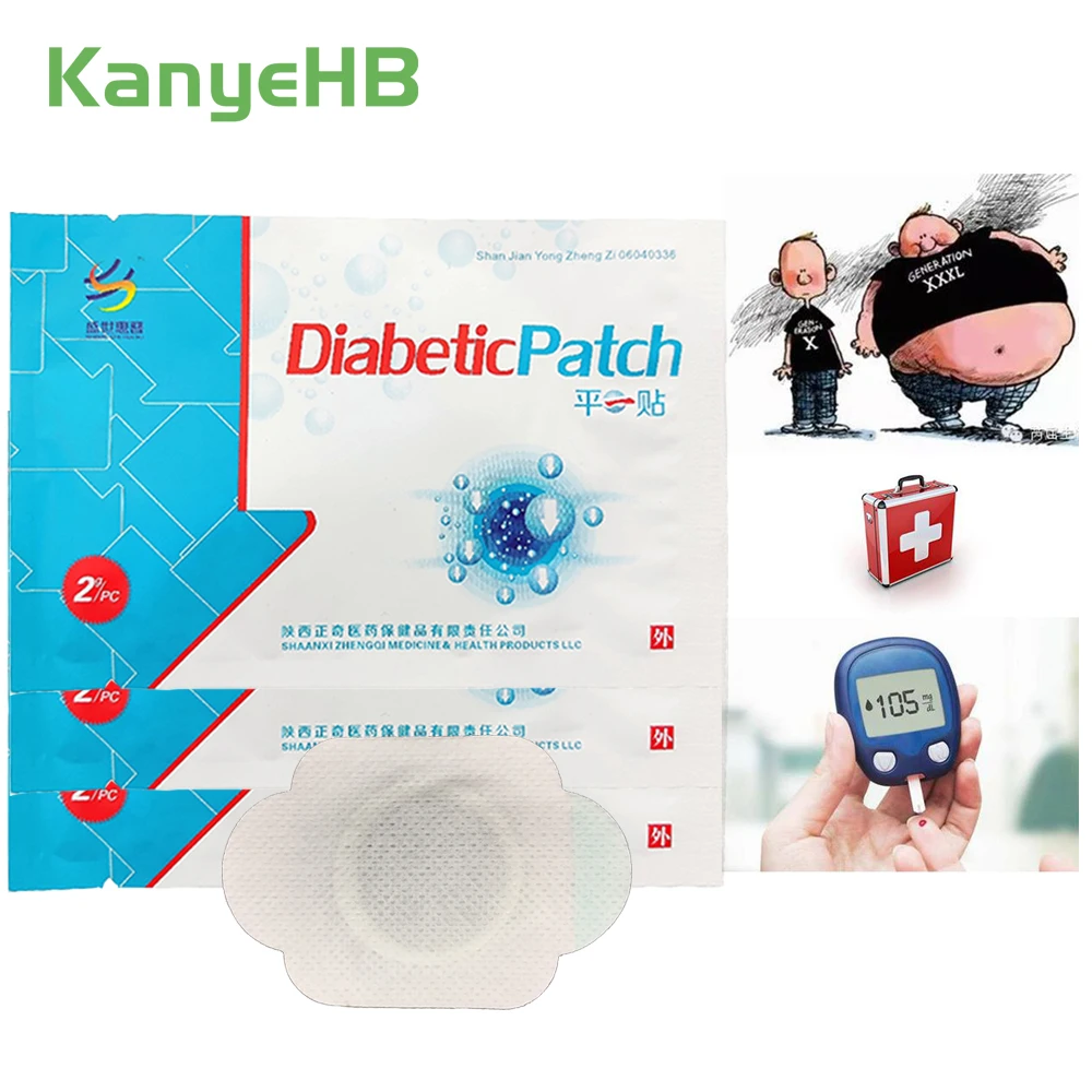 

4 шт./4 упаковки, пластырь для диабетиков, травяной диабет, лечение диабета, снижение уровня глюкозы в крови, пластырь для баланса сахара A024