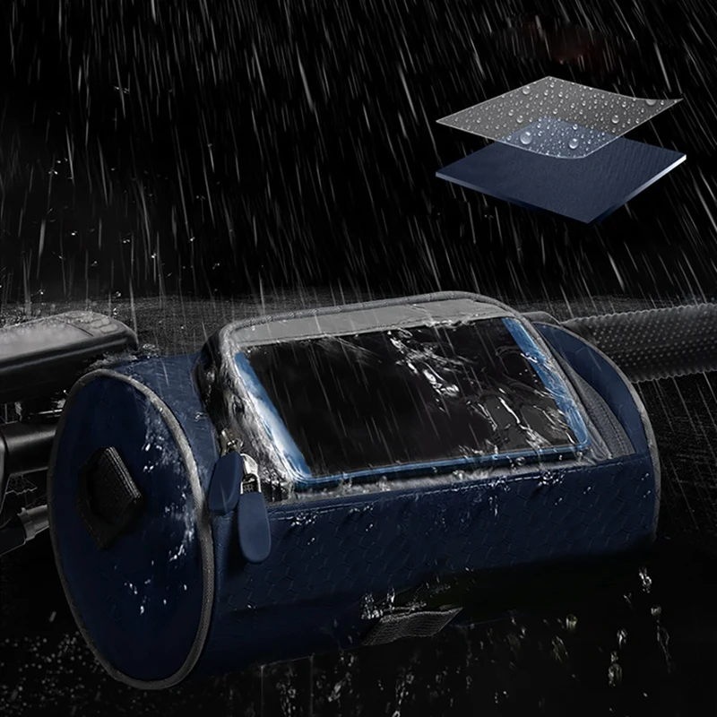 Сумка на переднюю раму велосипеда водонепроницаемый держатель для телефона