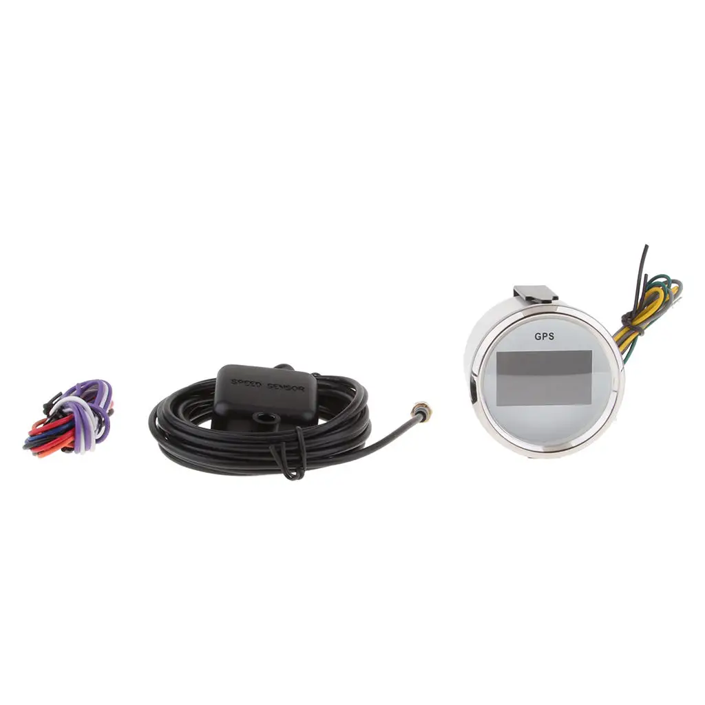 

Digital GPS Speedometer Gauge VA display Screen with Aalarm Lamp