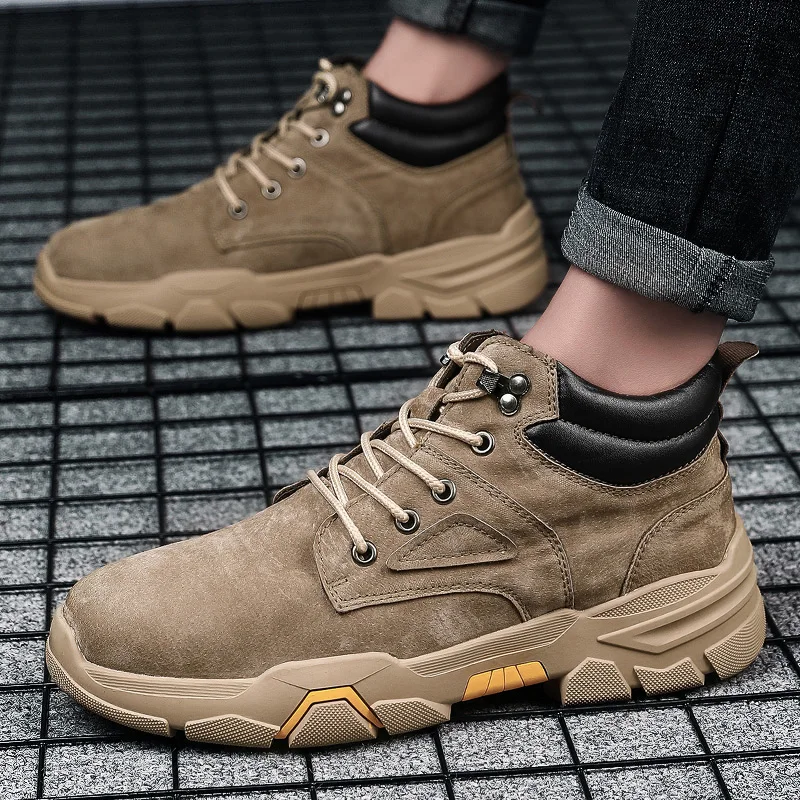 Мужские ботинки на плюшевой подкладке размеры 39 48|Защитная обувь| |