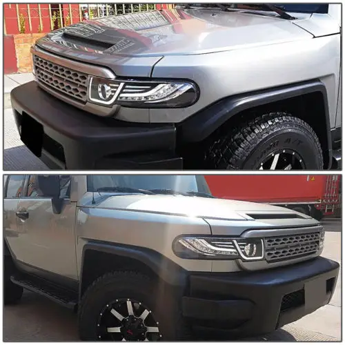 Автомобильная передняя фара для Toyota FJ Cruiser 07 14 фары и решетки HID ксеноновый