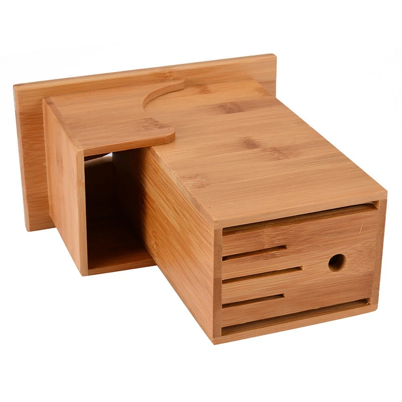 

Multi-Functional Knife Storage Tool Supplies Bamboo Block 6 Knife Slot Storage Organizer Tool Creative Knife Rack Holder