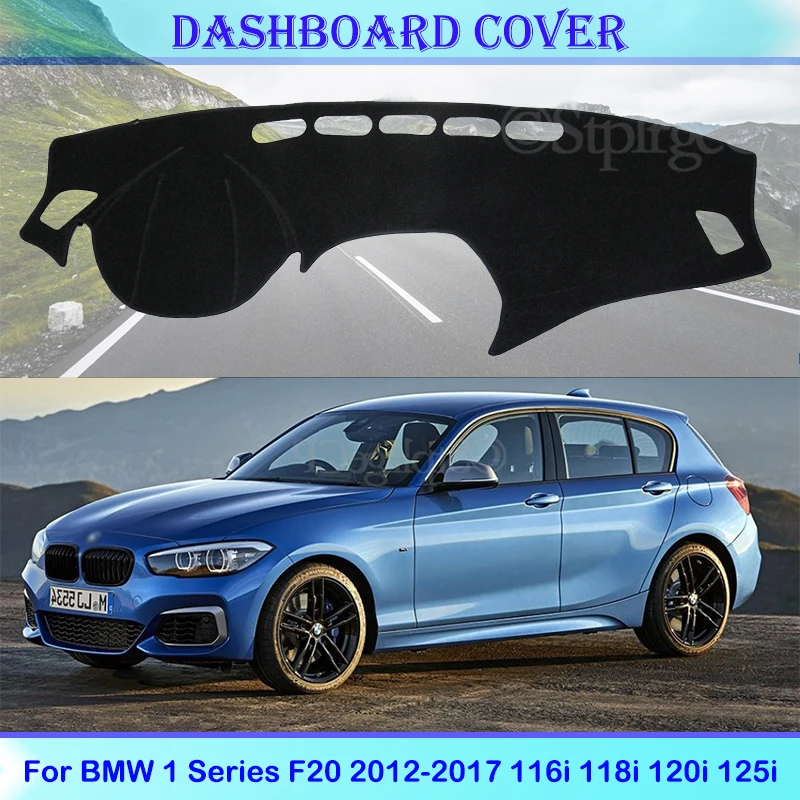 

Чехол для приборной панели BMW 1 Series F20 2012-2017 116i 118i 120i 125i, защитная накладка, аксессуары, чехол с защитой от солнца