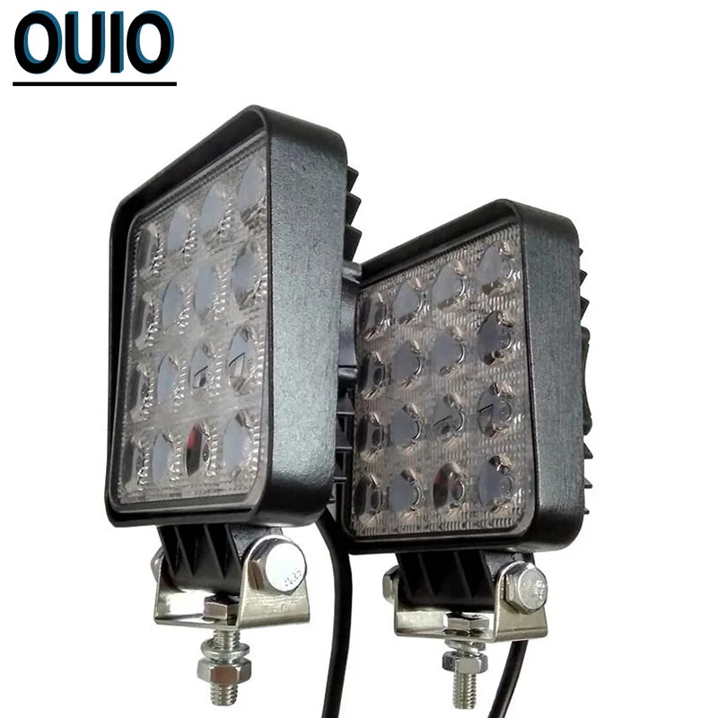 Машинка для стрижки 48 Вт Автомобильный светодиодный бар светодиодные лампы 12V 24V