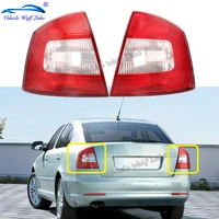 2pcs left and right rear tail light lamp without bulbs for skoda octavia a5 a6 sedan 2009 2010 2011 2012 2013 car styling