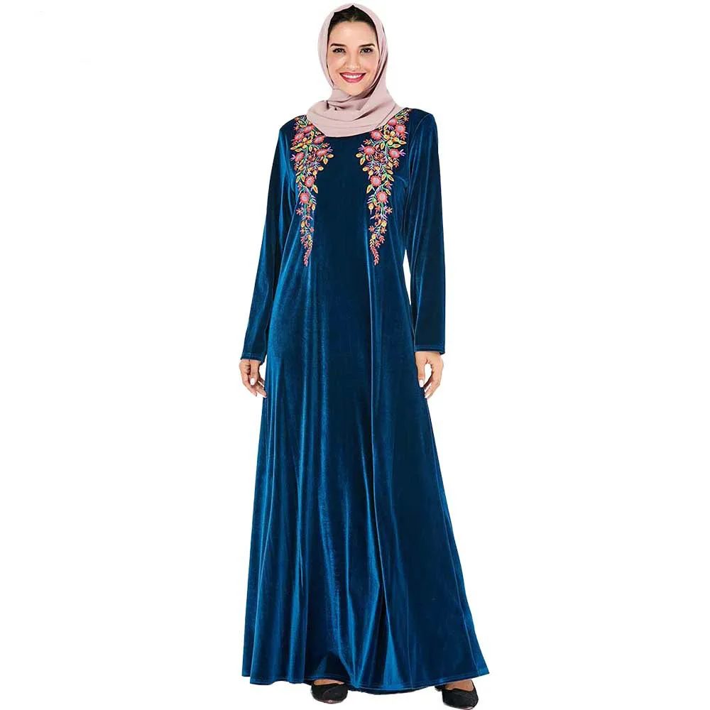 2019 abaya Дубайский мусульманский халат-кимоно одеяние мусульмане мусульманская