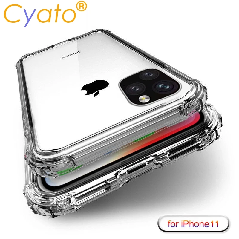 Сверхмощный защитный чехол для iPhone 11 2019 X XS Max четыре угла усиленный силиконовый