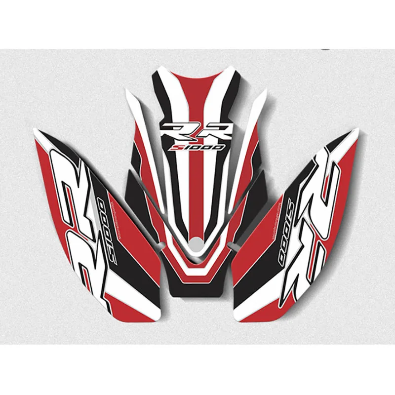 

For BMW S1000RR S1000 RR s1000rr 2019 Motorcycle Fuel Tank Sticker Side Fuel Tank Fishbone Decals Sticker Protector Pads