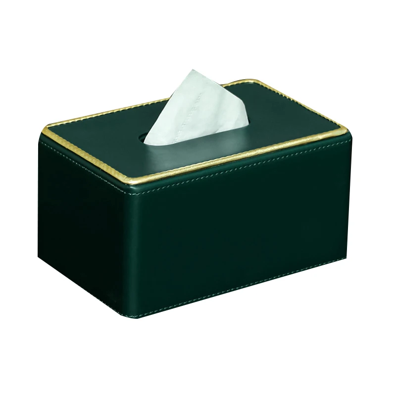 

Multi-function Leather Paper Box Desktop Remote Control Organizer Storage Box Household THJ99