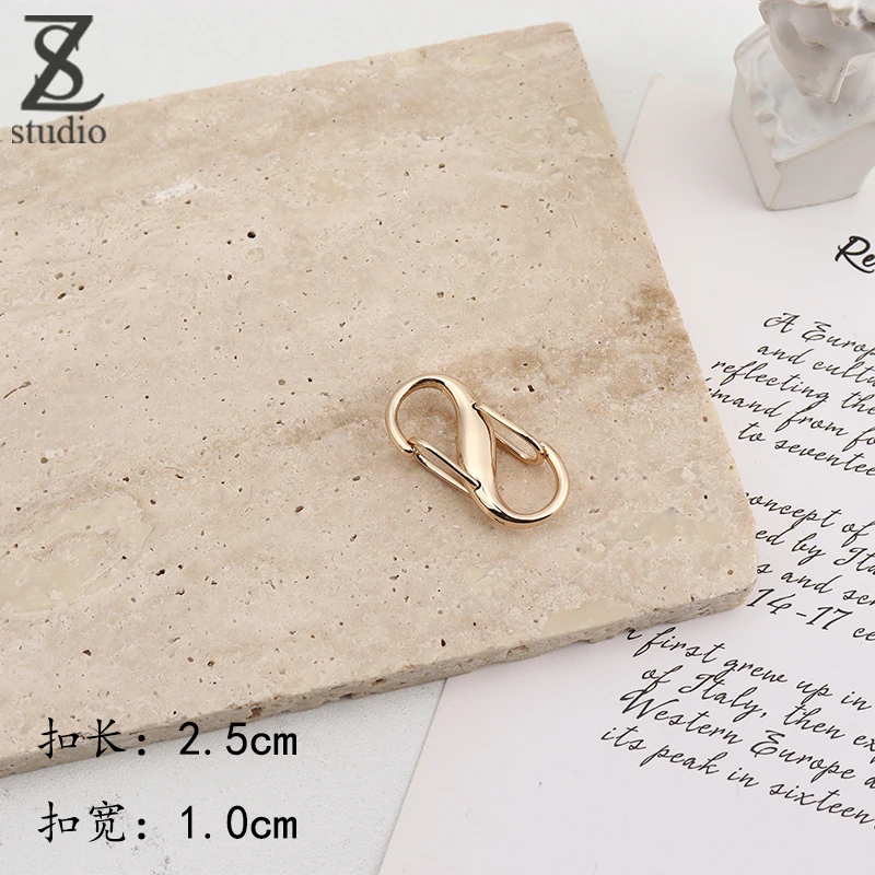 

Регулирующая Пряжка для цепочки сумок, укороченная металлическая цепочка, ремешок на плечо, короткий ремешок на плечо, укороченный рюкзак, ...