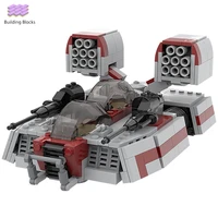 star series aac 1 speeder tank building blocks military landspeeder model star movie fighter bricks toys for kids gifts