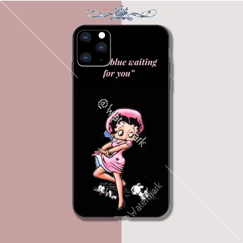 Babaite Betty Boop чехол для Iphone 6 6s 7 8 Plus X Xs Max Xr 11 Pro мобильный телефон аксессуары |