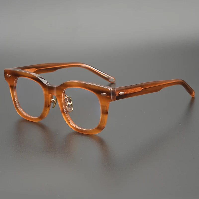 Zerosun Ретро стиль оправа для очков мужчин толстые ацетатные очки близорукость