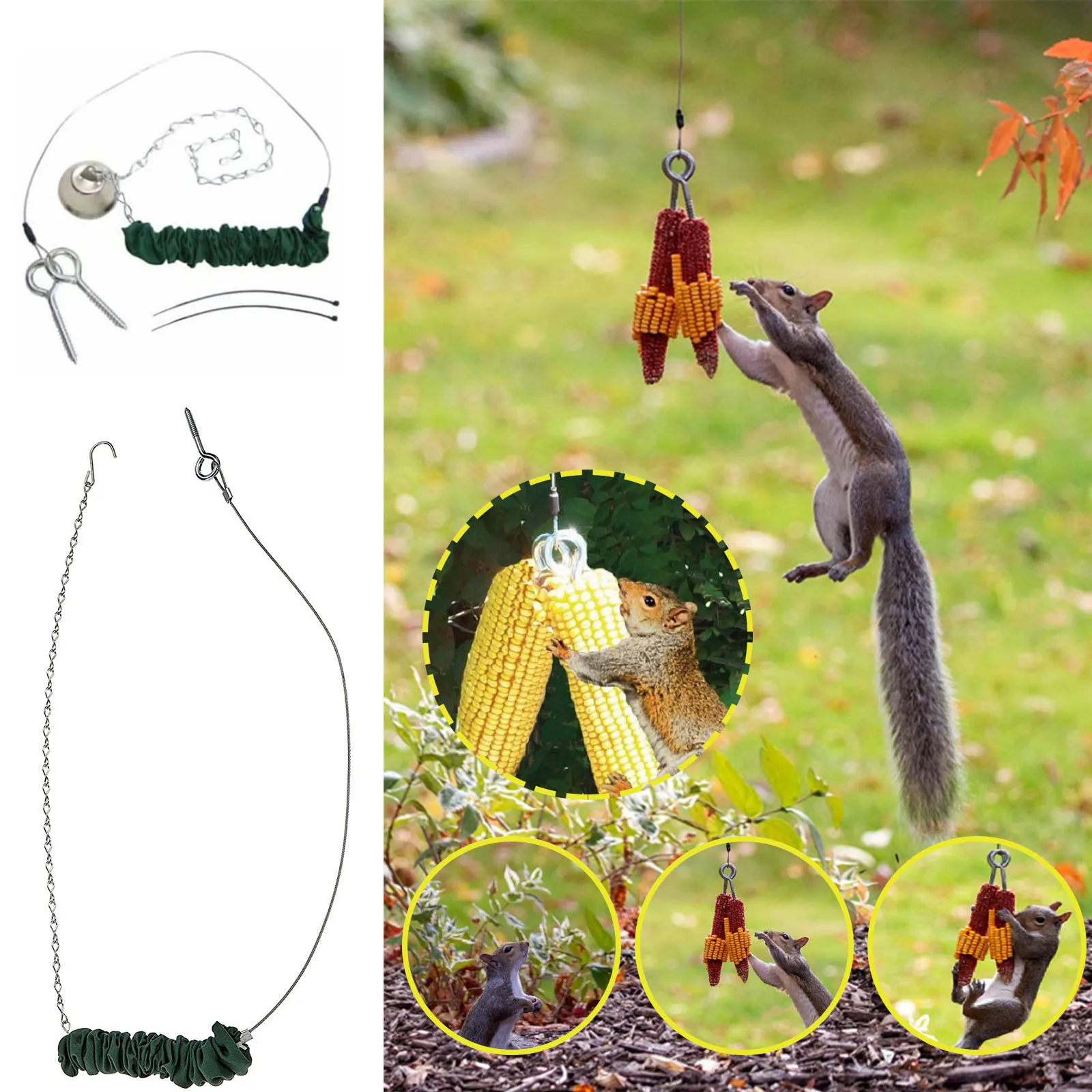 Забавная Кормушка Для белки кормушка для прыжков подходит дворов садовых