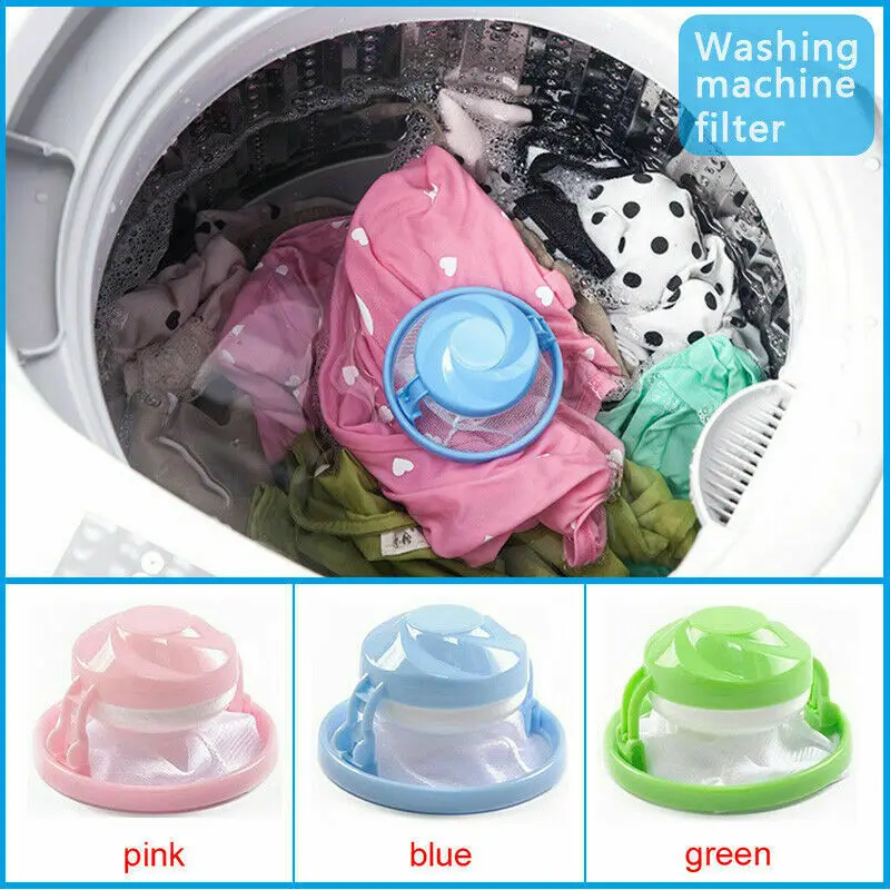 

Washing Machine Mesh Filter Bag Floating Pet Fur Lint Catcher Filtering Hair Removal Device Wool Home Cleaning Laundry Supplies