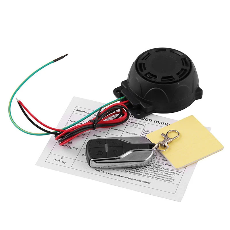 Master Racing Alarm Scooter Bike Motorcycle System Moto Security Speakers Anti-Theft for Honda Yamaha | Автомобили и мотоциклы