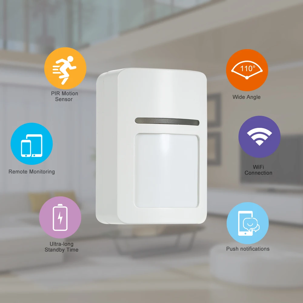 Умный беспроводной детектор движения с датчиком Wifi пассивная система