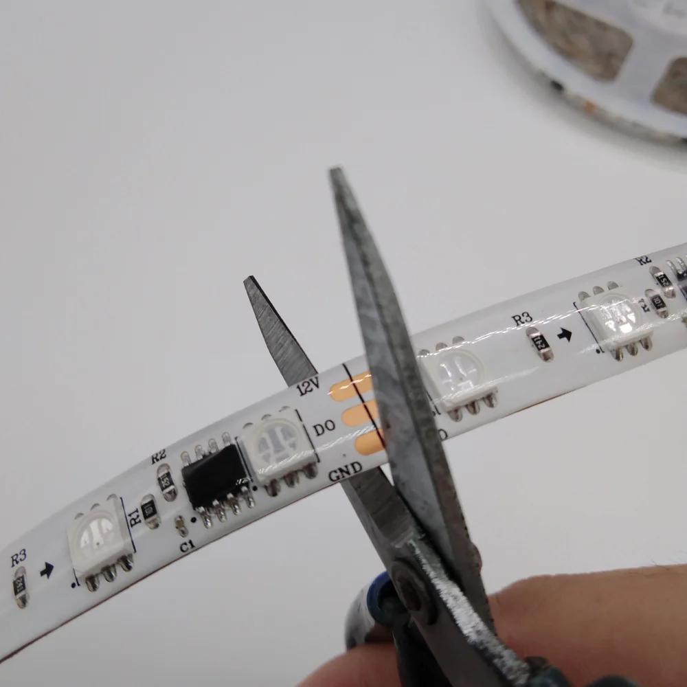 SM16703 WS2811 Addressable Rgb Led Strip 60 leds/M 12V digital 5050 programable 5M Smart Pixel Led Tape for led madrix project