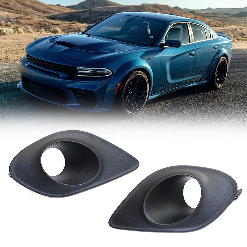 

Car Left & Right Fog Light Trim Set for Dodge Charger 2015-2017 68280429AA 68280428AA