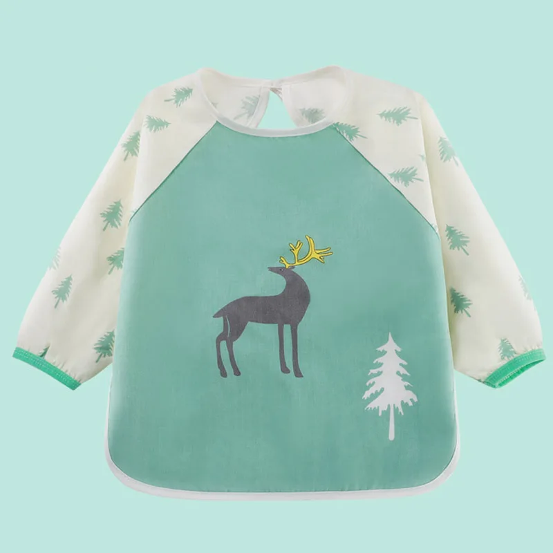 

Baby Girl Bibs Clothes New Spring Summer Toddler Baby Girls Boys Burp Cloths Cute Cartoon Pattern Babies Outerwear Clothing Suit