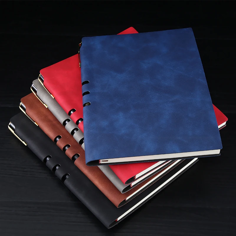 A5 leather notebook Cover Agenda 2019 2020 Student Notepad Travelers Notebooks Daily Week Monthly Planner Office Stationery | Канцтовары