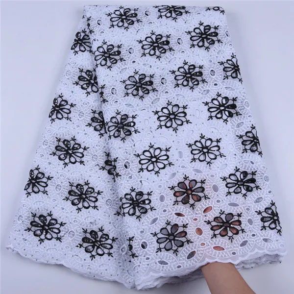 As picture Pure Cotton African Dry Lace Fabric With Stones High Quality Nigerian Lace Fabric Swiss Voile Lace In Switzerland In Party A1654 - Цвет: As picture