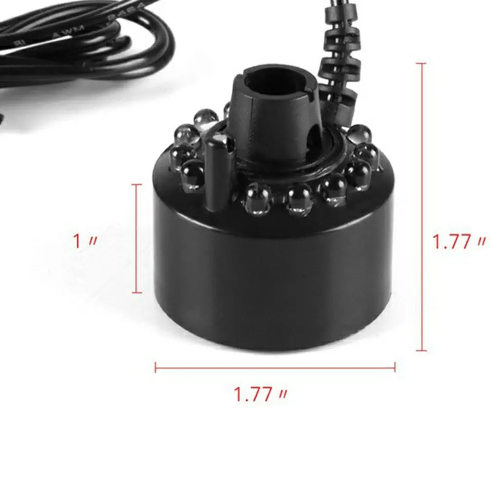 

12 Leds Ultrasonic Mist Maker Fogger Water Fountain Pond Fog Machine Atomizer Air Humidifier EU/US/UK Plug fog fountain