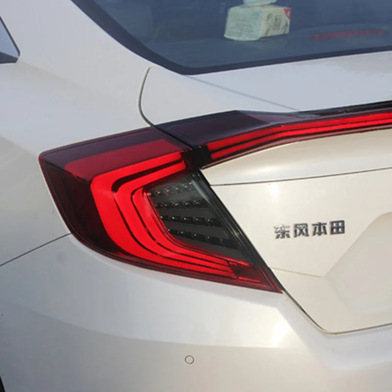 Vland светодиодные задние лампы для Honda Civic 2016 2017 фонари крест задний багажник