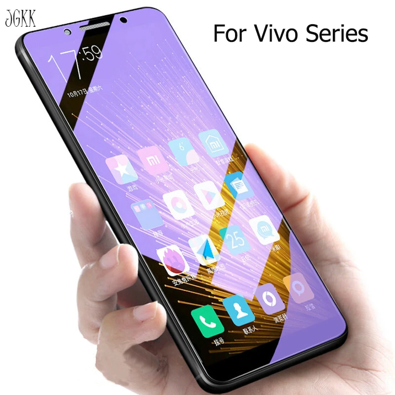 Защитное закаленное стекло для Vivo V11 V11i V9 X21 X20 Plus X9 X9S Y85 Y67 Y75 Y79 Y97 Z1 Z3 Z3i|Защитные