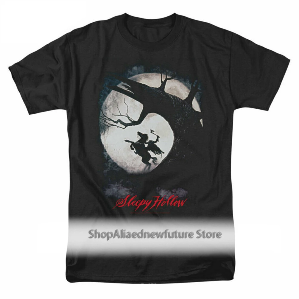 

Sleepy Hollow Men'S Poster T-Shirt Black Rockabilia Plus Size Clothing Tee Shirt