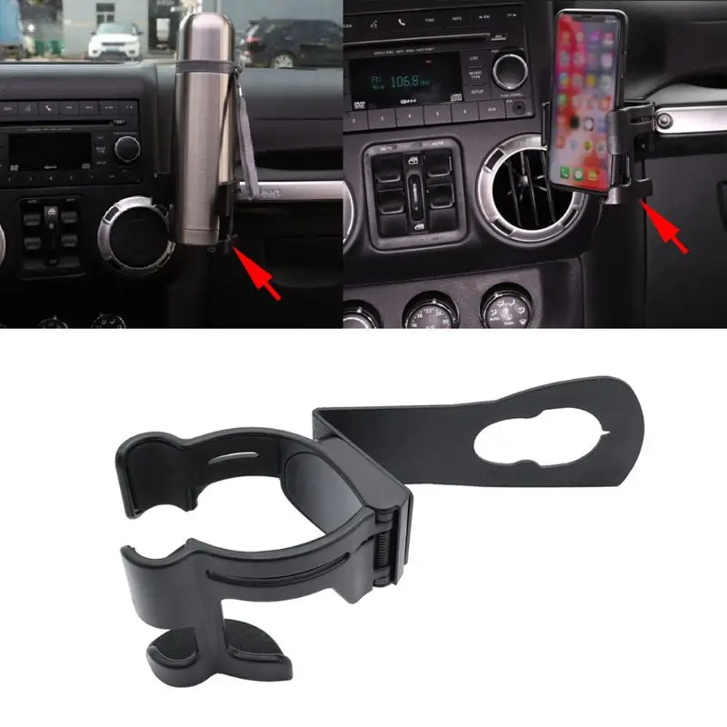 

Многофункциональный держатель для стакана для напитков 2 в 1, Болтовой Кронштейн-подставка для Jeep JK G6KC