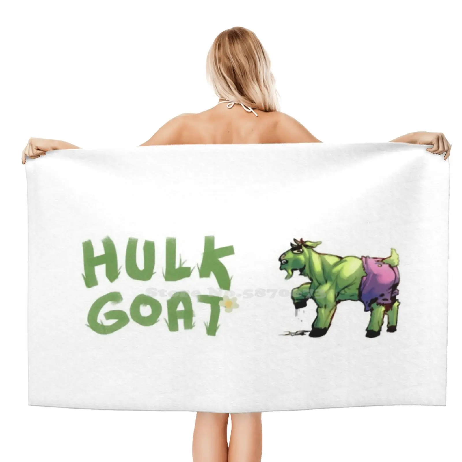 Быстросохнущее банное полотенце из козы Халка коза Лиана херея козикс |