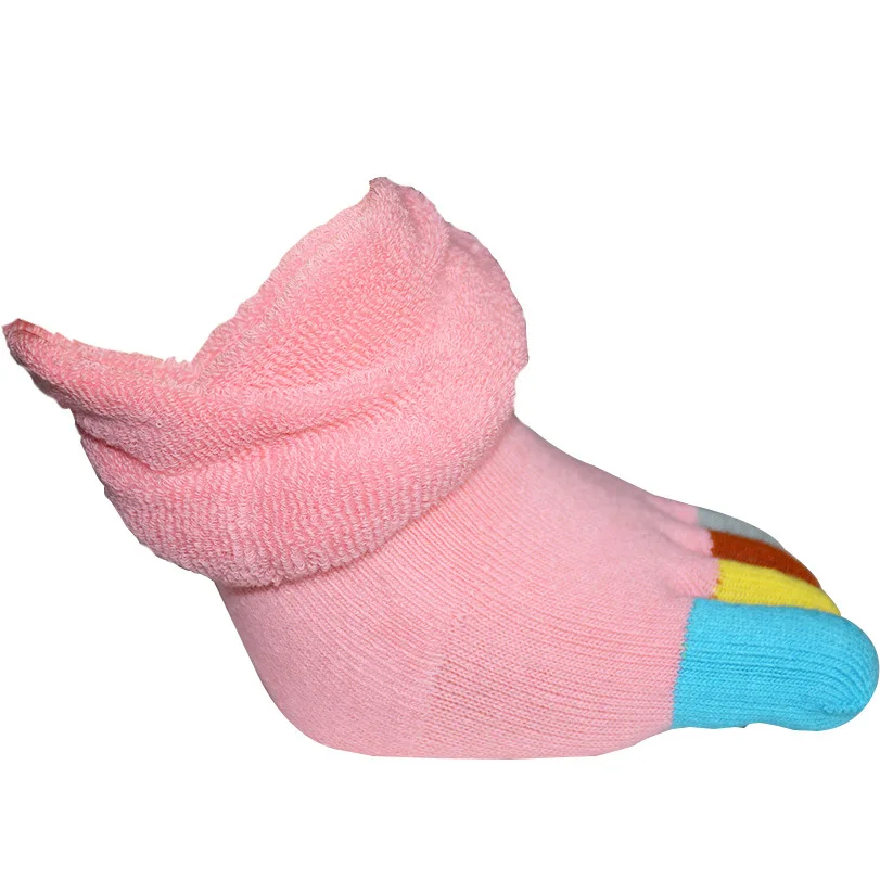 

1Pair Comfortable Quality Women Socks Casual Five Finger Toe Solid Colorful Crew Cotton Socks Woman New Spring Autumn Winter