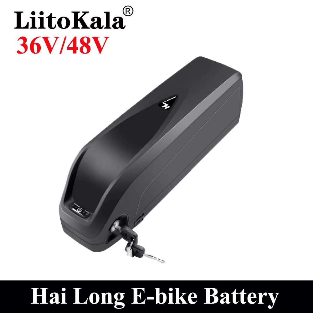

LiitoKala 36V 48V 10ah 12ah 15Ah 20Ah HaiLong Cells E-bike Lithium Battery Port Powerful Battery Electric Bicycle Conversions
