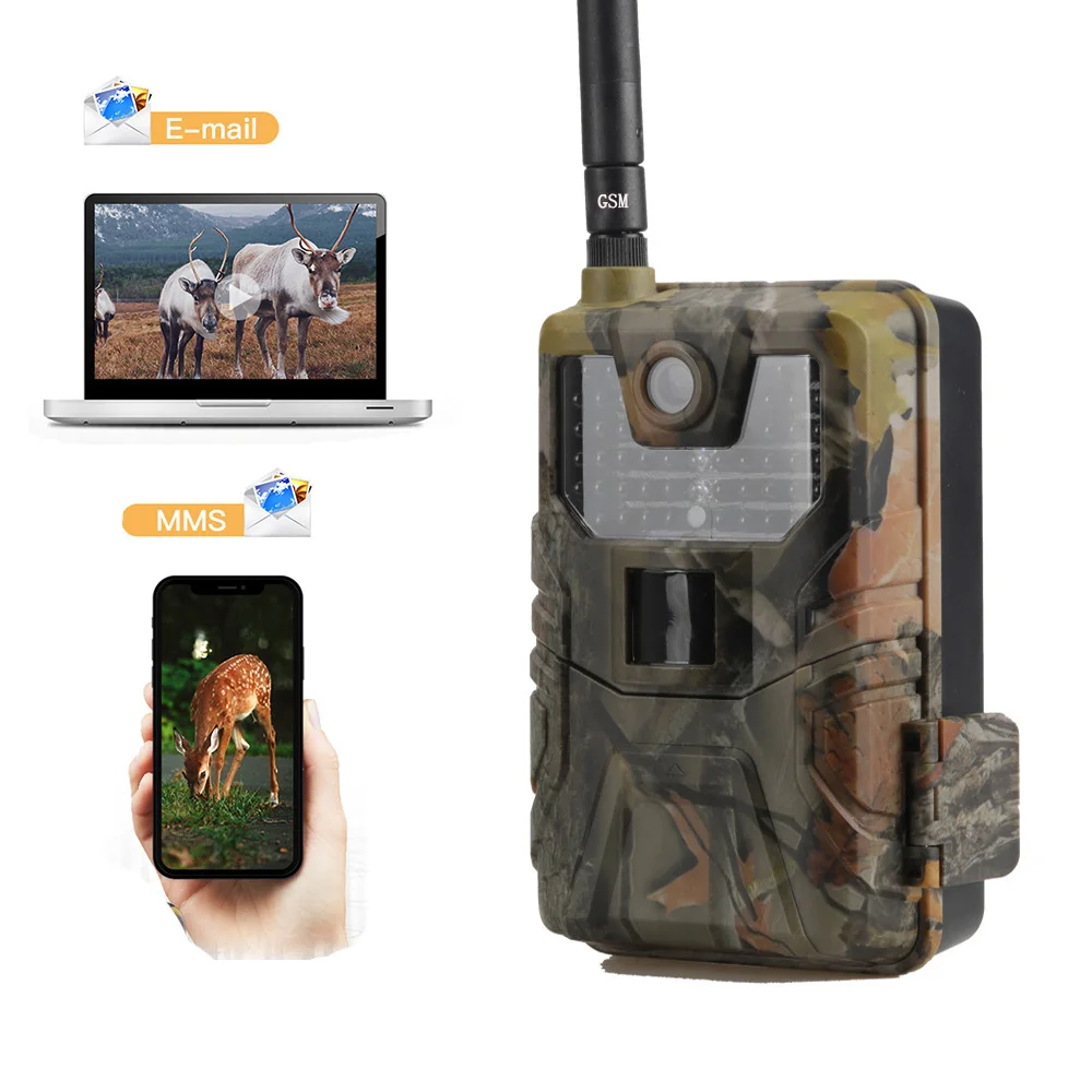 

HC900M Wildlife Trail Camera Cellular Night Vision 20MP 1080P 2G SMS MMS SMTP Email Wireless Hunting Cameras Surveillance