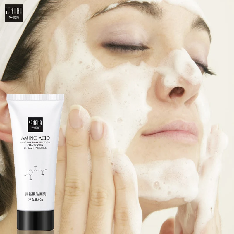 SENANA аминокислотное очищающее средство для лица мягкий крем глубокой очистки