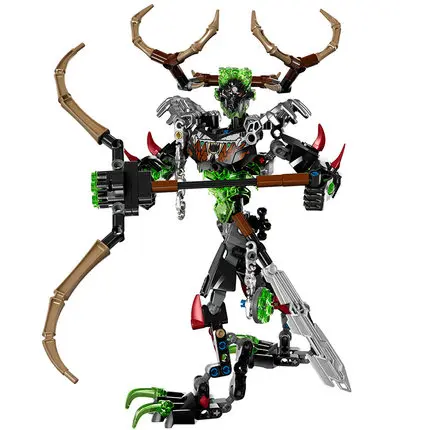 XSZ 611-3 Биохимический воин BionicleMask светильник Umarak Hunter строительный блок совместим с 71310 игрушки Bionicle