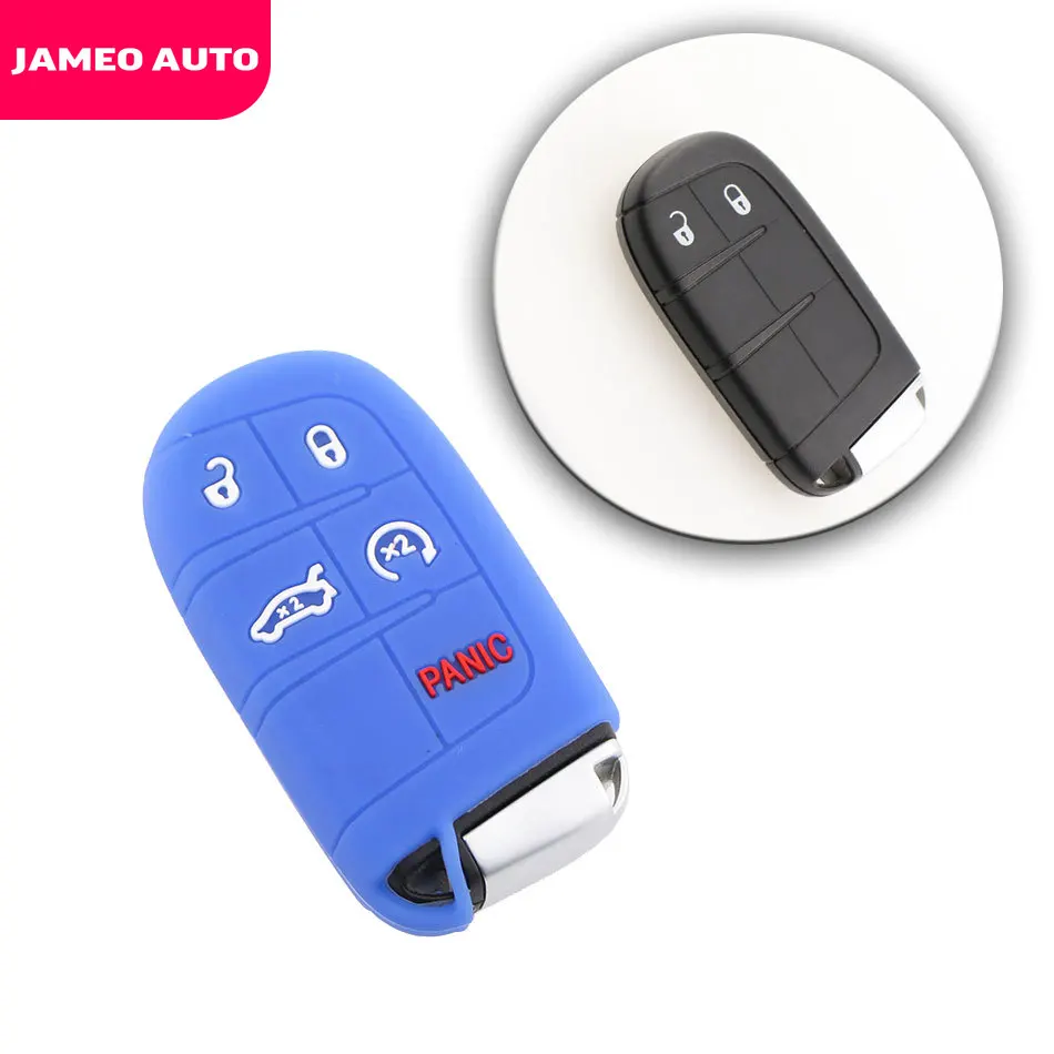 Jameo авто для стайлинга автомобилей силиконовые ключи чехол Dodge Jeep Journey Chrysler 300 Grand