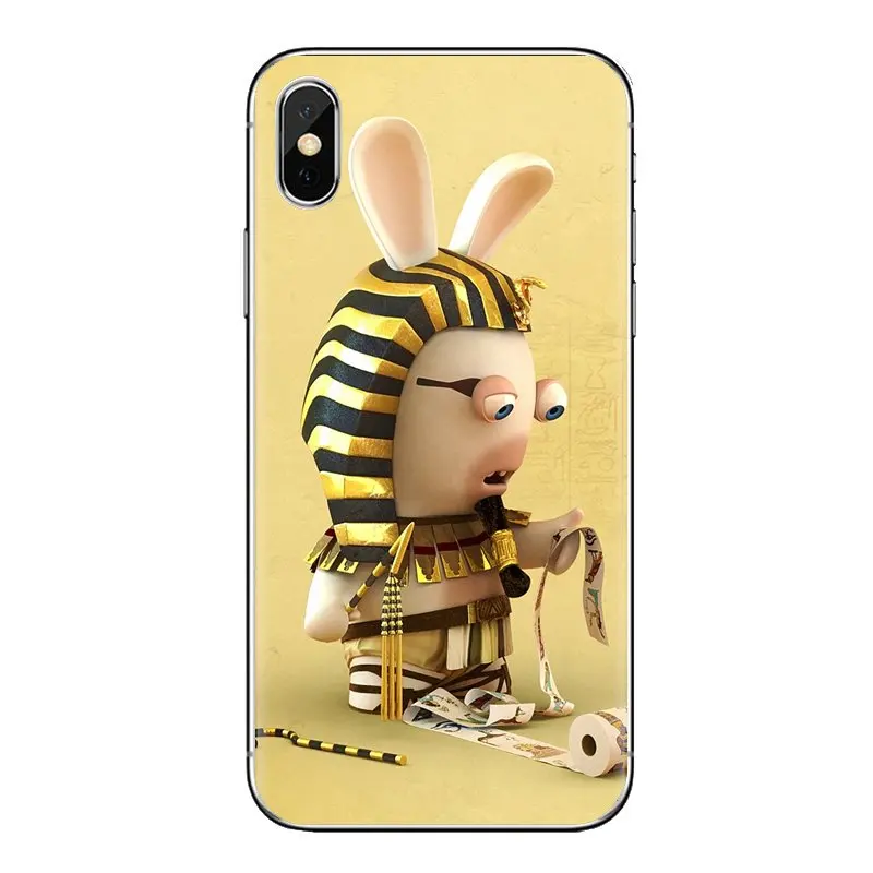 Covers For Samsung Galaxy S2 S3 S4 S5 MINI S6 S7 edge S8 S9 Plus Note 2 3 4 5 8 Coque Fundas Rabbids lapin cretin naruto cartoon |