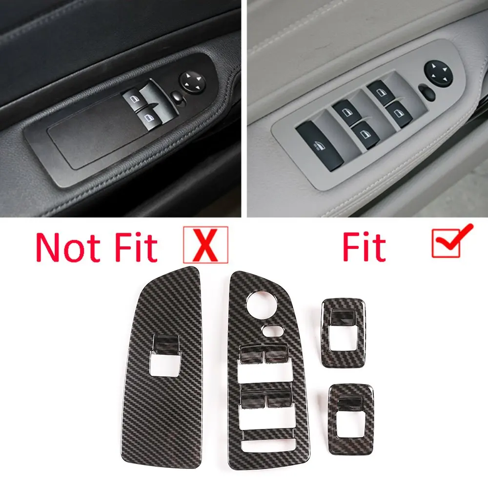 

ABS Door Window Lift Switch Button Cover For BMW 1 Series E81 2007-2011
