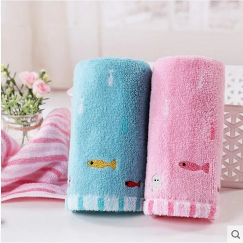 Детское полотенце для лица из мягкого хлопка Детские банные принадлежности